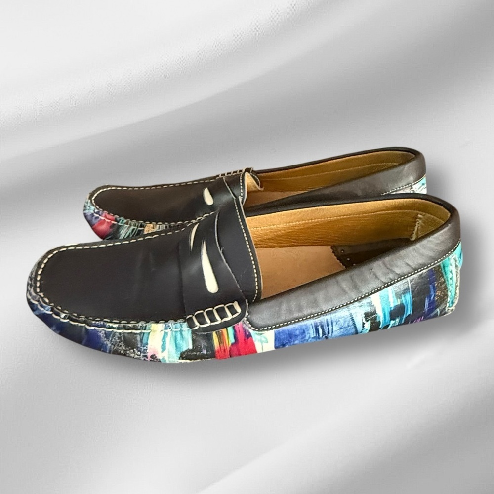 Robert‎ Graham Leather Loafers as is - Picture 3 of 10